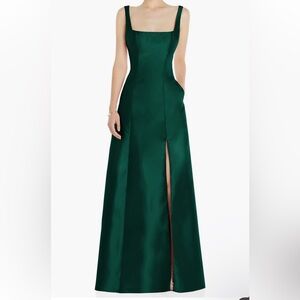 ALFRED SUNG Green Maxi Dress